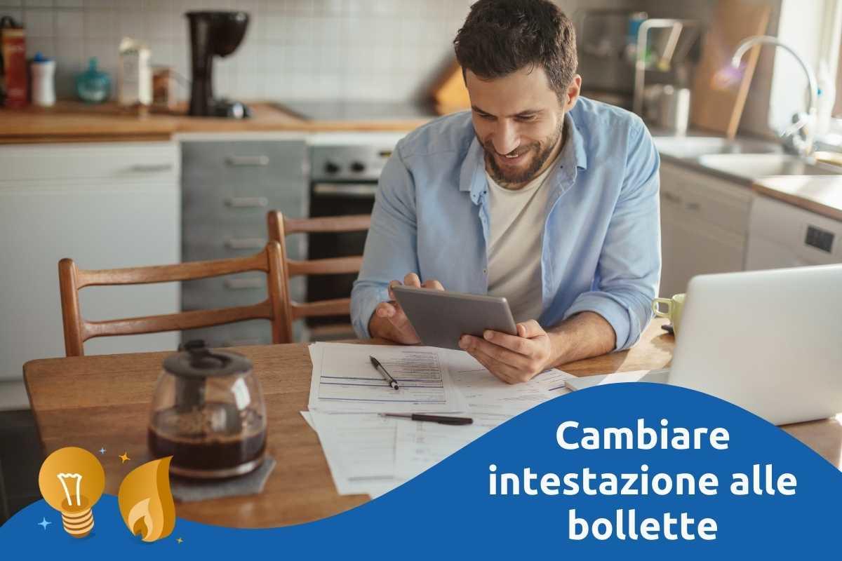 Cambiare intestazione bollette