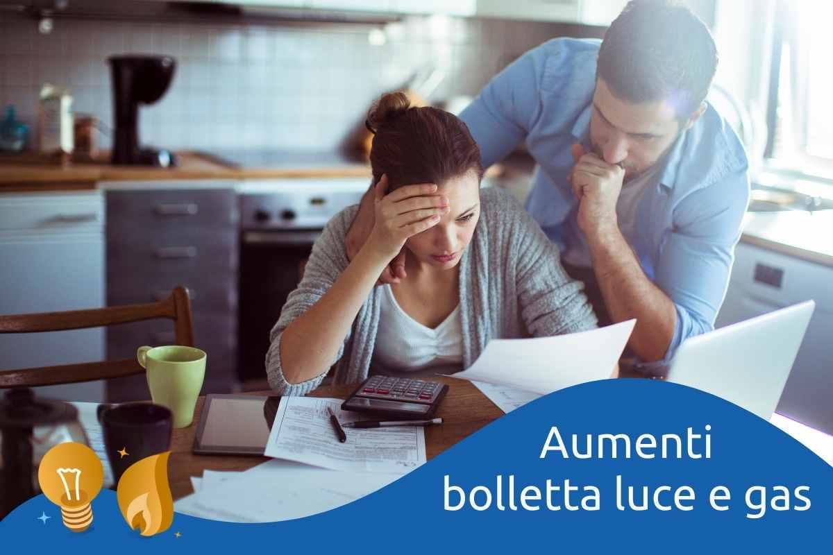 Aumenti Luce e Gas