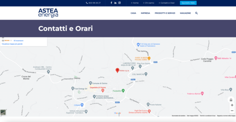 astea energia sede legale e sportelli punti vendita e contatti astea energia