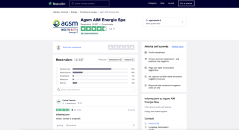 agsm opinioni clienti