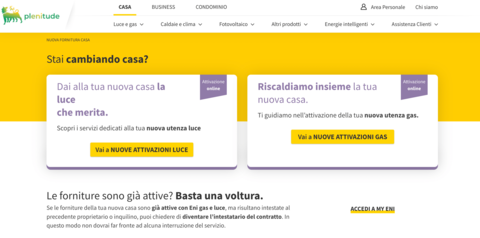 subentro luce e gas eni online attivazione subentro eni online